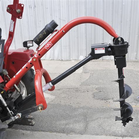 small tractor post hole digger|3 point augers for tractors.